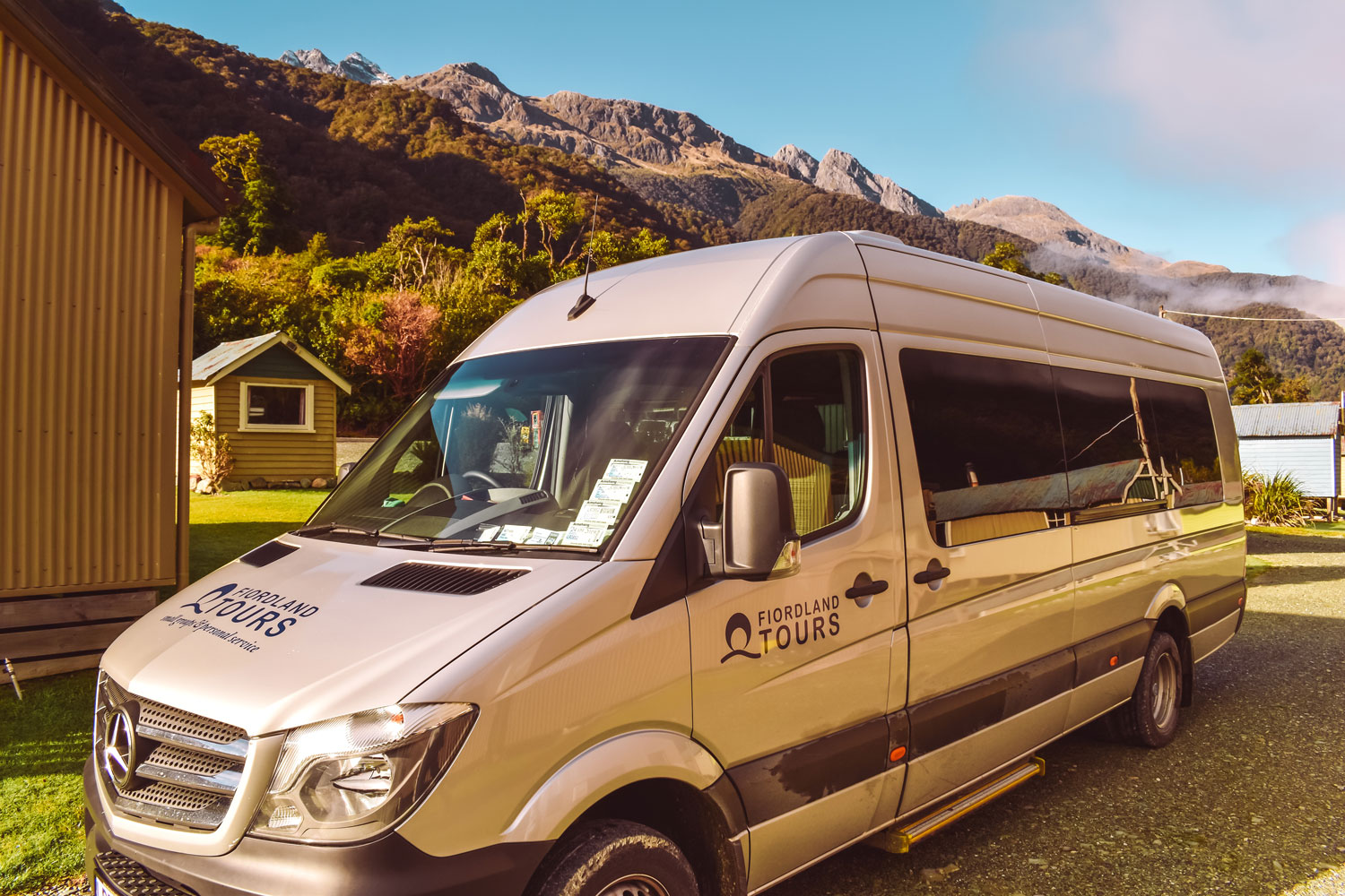 Fiordland Tours small and comfortable coaches are limited to 15 people.